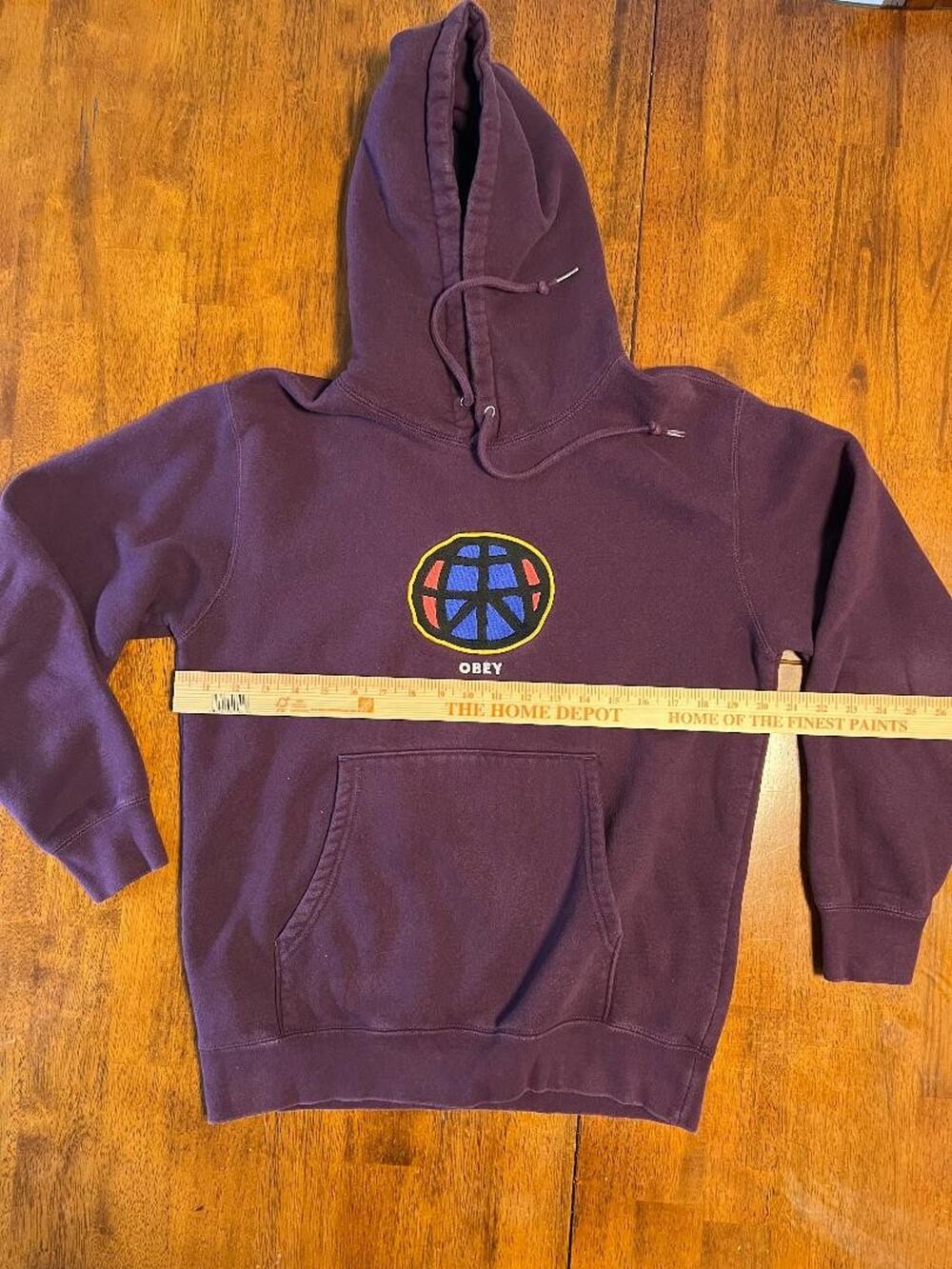 Mens OBEY Hoodie Sweatshirt, Size S